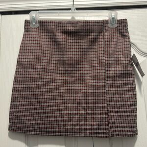 Plaid Mini Skirt